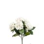 Hortensia artificial JONE en varilla, crema, 40cm