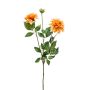 Dahlia decorativa GRISSO, naranja, 70cm