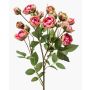 Rama de rosas falsas TOSSA, rosa-verde, 55 cm