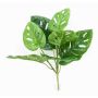 Filodendro monstera deliciosa de plástico PUYA, varilla de ajuste, 30cm