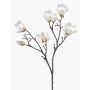 Magnolia de plástico ANEU, crema, 65cm