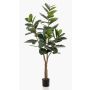 Árbol artificial de ficus elastica FERIA, tronco artificial, verde, 180cm