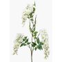 Rama artificial de glicinas ONORATO con flores, crema, 70cm