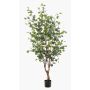 Árbol de eucalipto falso ANUHEA, tronco artificial, verde-gris, 140cm