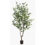 Árbol de eucalipto falso ANUHEA, tronco artificial, verde-gris, 180cm