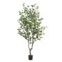 Árbol de eucalipto falso ANUHEA, tronco artificial, verde-gris, 180cm