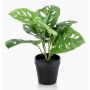 Filodendro monstera deliciosa de plástico PUYA, 30cm