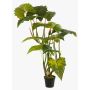 Colocasia artificial SOTU, verde, 175cm