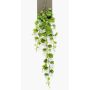 Planta falsa de hoja de corazón ORERA en varilla de ajuste, verde, 90cm