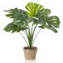 Filodendro artificial Monstera Deliciosa BRITI, maceta de terracota, 60cm