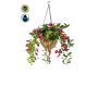 Maceta colgante artificial de fucsia JONKFUN en cesta, crossdoor, rosa, 70 cm