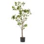 Árbol artificial de té GUSHON, tronco artificial, verde, 120 cm