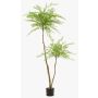 Árbol artificial de algarrobo GUSHYN, tronco artificial, verde, 190 cm