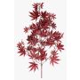Rama artificial de arce japonés ALETTO, difícilmente inflamable, rojo, 70 cm