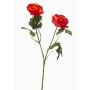 Rama decorativa ranúnculo FLORANCE, naranja oscuro, 45 cm