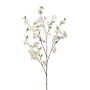 Rama artificial cerezo ornamental VERIANO con flores, blanco, 120 cm