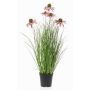 Girasol artificial SHALLA con flores, lila, 60 cm