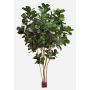Planta artificial ficus violín ZLATAN, tronco real, verde, 420 cm