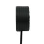 Cinta doble de raso Vipke, negro, 50 m, 6 mm