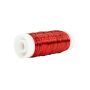 Alambre para floristería UTINA, rojo, 50 g, 60 m, Ø 0,3 mm