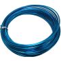 Alambre de aluminio TANEA, lacado en turquesa, 12 m, Ø 2 mm
