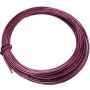 Alambre de aluminio TANEA, lacado en rosa, 12 m, Ø 2 mm