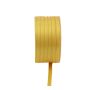 Cinta doble de raso Vipke, amarillo, 50 m, 6 mm