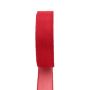 Cinta de organza OSNA, roja, 50m, 10mm