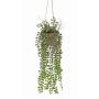 Maceta colgante artificial de higuera trepadora GREGORIOS en maceta decorativa, raíces, verde, 90 cm