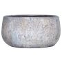 Frutero de cerámica MORTAZA con grano, azul-beige, 12cm, Ø24cm