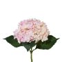Flor artificial de hortensia ZURTO, rosa claro, 55 cm