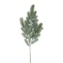 Rama decorativa de abeto azul SLOVAN, helada, blanco-verde, 65 cm