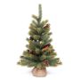 Árbol de Navidad artificial KEMI, decorado, 45 cm, Ø 25 cm