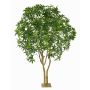 Árbol artificial de pachira RAXELI sobre base, troncos artificiales, verde, 285 cm