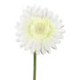 Flor artificial Gerbera TUNZA, color crema, 50 cm