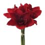Ramo de flores artificiales de amarilis LOMIRE, rojo, 30cm