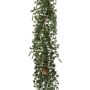 Adorno colgante de alerce WODRI, varilla, piñas, verde, 125cm