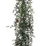 Guirnalda decorativa de alerce WODRI, piñas, verde, 190cm
