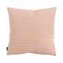 Cojín decorativo para sofá SILENA, rosa, costuras decorativas, 45 x 45 cm