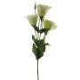 Lisianthus artificial ALARONA, crema, 55 cm