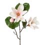 Rama de flores artificiales de magnolia PLORNE, rosa claro-blanco, 70 cm