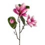 Rama de flores artificiales de magnolia PLORNE, rosa, 70 cm