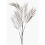 Rama artificial de palmera de frutos dorados LARMO, plateada metalizada, 115 cm