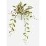 Planta artificial flor de porcelana YLFES en varilla, colgante, verde, 50 cm