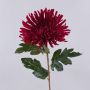 Crisantemo artificial HIKJON, rojo, 75cm, Ø18cm