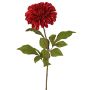 Dalia de terciopelo TINFAS, rojo oscuro, 60 cm, Ø 13 cm