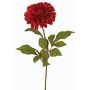 Dalia de terciopelo TINFAS, rojo oscuro, 60cm, Ø13cm