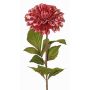 Dalia de terciopelo TINFAS, malva, 60cm, Ø13cm