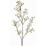Rama decorativa de rosa silvestre HIKERNO con escaramujos, verde, 100cm