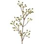 Rama decorativa de rosa silvestre HIKERNO con escaramujos, verde, 60 cm